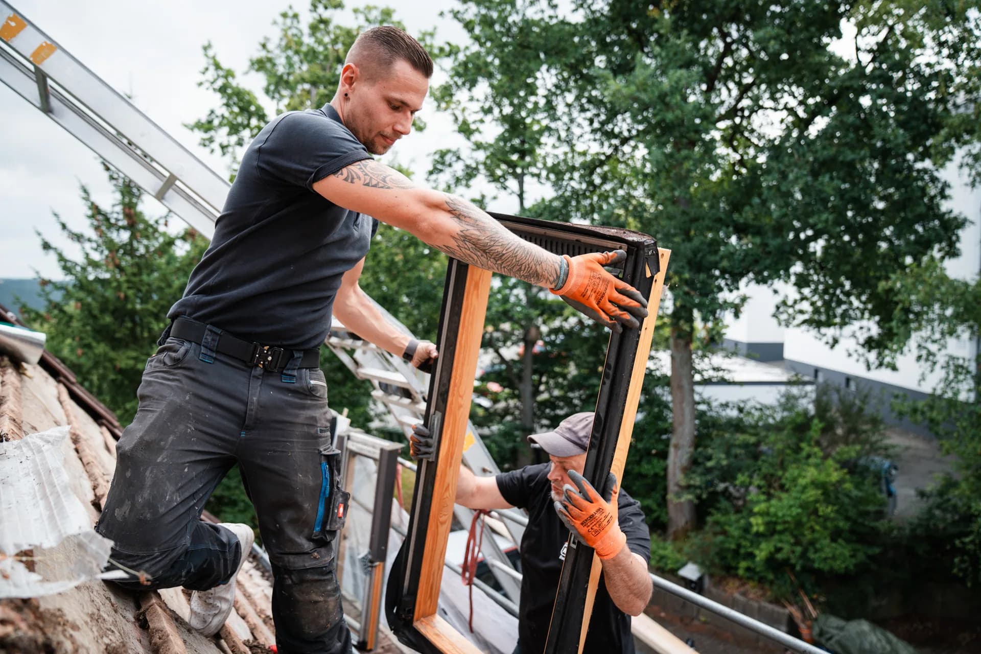 Dachdecker Marco Klein